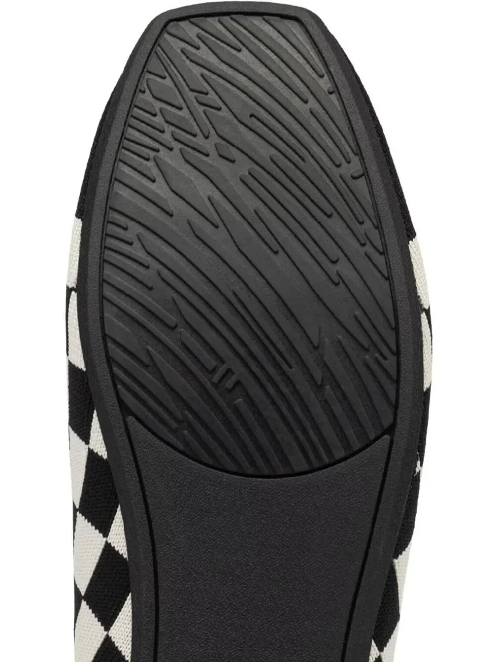 Women's Black Comfortable Slip on Washable Square Toe Ballet Flat Shoes for Work